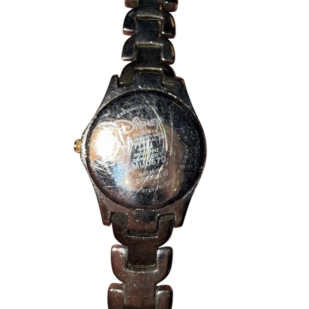 Seiko Disney Eeyore Womens Quartz Wristwatch Two-Tone Blue Dial Bracelet XLong - Picture 4 of 7